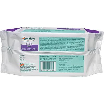 Himalaya Gentle Baby Wipes 72'S With Lid 72'S - Diapers & Wipes
