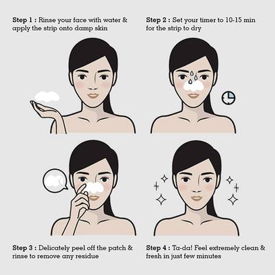 Miss Claire Tea Tree Pure White Nose Strip 6's - Others