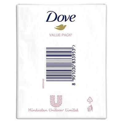 Dove Pink Beauty Bathing Bar - Soft, Smooth, glowing Skin Moisturised Cream 3's - Soaps
