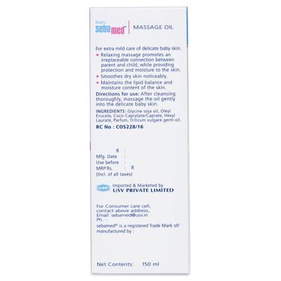 SEBAMED BABY MASSAGE Oil 150ml - Creams, Lotions & Oils