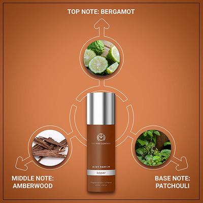 The Man Company Non-Gas Body Perfume For Men - Kopar 120 ml - Men Perfumes (Edt/Edp)