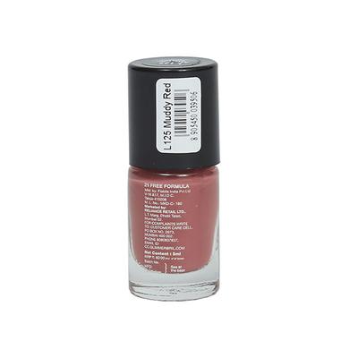 Glimmer Nail Polish Muddy Red 5 ml - Nail Polish