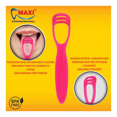 Maxi 1 Number Tongue Cleaner (Buy 1 Get 1 Free) - Floss & Tongue Cleaners