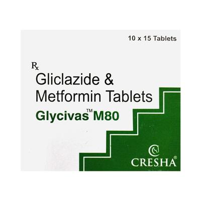 GLYCIVAS M 80 Tablet 15's - Diabetes-Ant