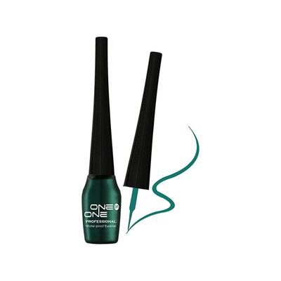 One On One Waterproof Eyeliner - Green 5 ml - Eyeliners