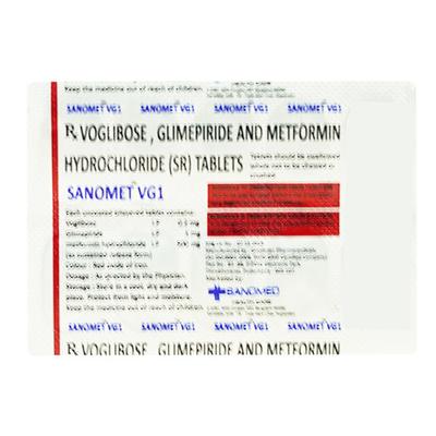 SANOMET VG 1 Tablet 10's - Diabetes-Ant