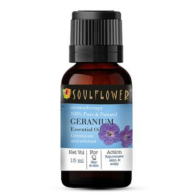 Soulflower Geranium Essential Oil 15 ml - Essential Oils