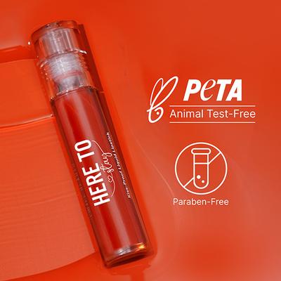 Swiss Beauty Here To Stay Liquid Matte Lipstick With Kiss-Proof Formula Infused With Vitamin E Cashmere Red 3 ml - Liquid Lipsticks