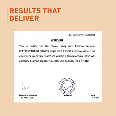 Plum 15% Vitamin C Face Serum with Mandarin (small) 20 ml - Face Serum