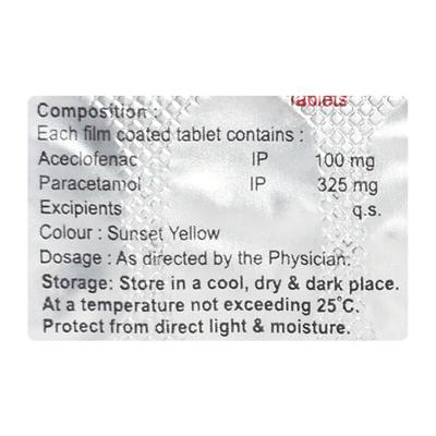 REXONAC P Tablet 10's - Pain relief-Nsa