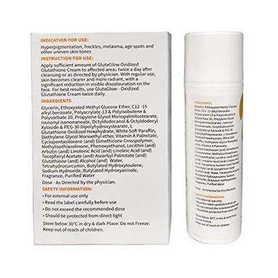 Glutaglow Oxidized Glutathione cream for micro exfoliation and moisturization 30 ml - Face Creams