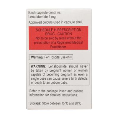 Lenalid 5mg Capsule 30'S - Cancer Oncology-Cyt