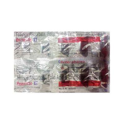 HEMOLITE XT Tablet 10's - Iron Supplement/Anaemia-Vma