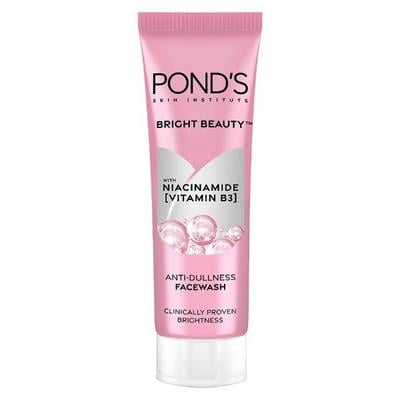 Pond's Bright Beauty Anti Dullness Facewash with Niacinamide & vitamin B3 50 g - Sanitary Napkins