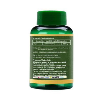 Herbal Canada Arjuna Veg Tablet 100's - Pure Herbs