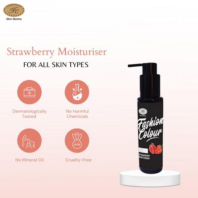 Fashion Colour Strawberry Moisturiser 100 ml - Face Moisturizers
