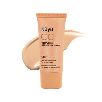 Kaya Clinic Cc+ Complexion Corrector Cream With Niacinamide + Spf25 - Light, Matte 30 gm - Bb & Cc Creams