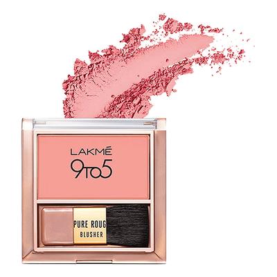 Lakme 9 To 5 Pure Rouge Blusher Nude Flush 6 Gm - Blushes