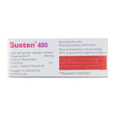 Susten 400mg Capsule 10'S - Hormonal Therapy-Oes