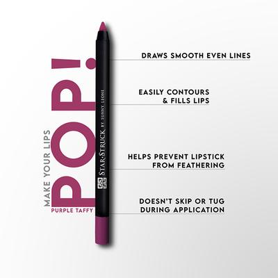 Star Struck by Sunny Leone Long Wear Lip Liner - Purple Taffy 1.2 gm - Lip Liners