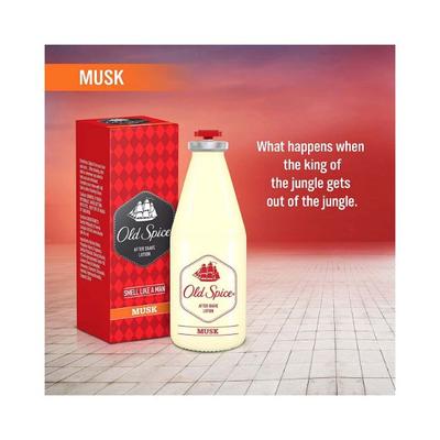 Old Spice After Shave Lotion - (Musk) 50 ml - Aftershave Lotion