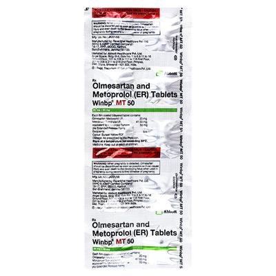 Winbp MT 50mg Tablet 10'S - Hypertension-Bet