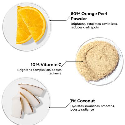 Brillare Vitamin C Powder Face Wash For Glowing, Bright Looking Skin 15 gm - Face Wash & Cleansers