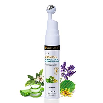 Soulflower Acne Clearout Spot Corrector with Tea Tree & Witch Hazel 15 ml - Face Gels