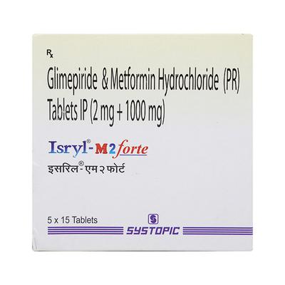 Isryl M2 Forte Tablet 15's - Diabetes-Ant