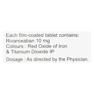 RIVOLAS 10 Tablet 15's - Blood Clot-Ant