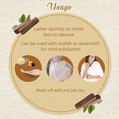 Khadi Essentials Phuhaar Body Cleanser - Mixed Herbs & Spices 200 ml - Shower Gels & Body Wash