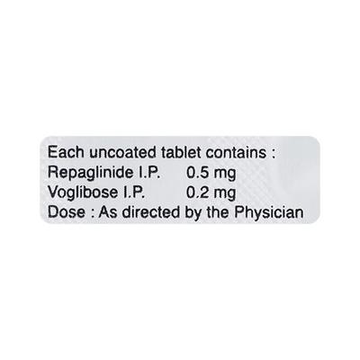 EUREPA V 0.5/0.2mg Tablet 10's - Diabetes-Ant