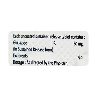 ZICLA SR 60 Tablet 10's - Diabetes-Ant