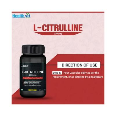 Healthvit Fitness L- Citrulline- Capsules 60's - General Health