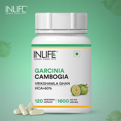 INLIFE Garcinia Cambogia 1600 mg Vegetarian Capsules 120's - Weight Loss
