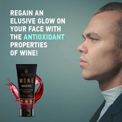India Grooming Club Wine Gel Mask for Face & Body 100 ml - Masks & Peels