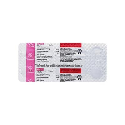 MECYCLOF 10/250 Tablet 10's - Muscle Spasm-Ant