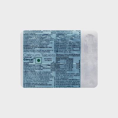 Corcal (Nu) 500mg Tablet 10'S - Supplements-Sup