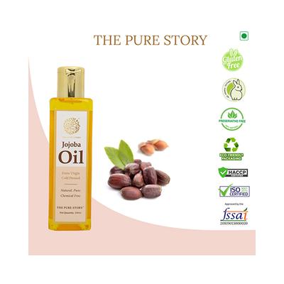 The Pure Story Jojoba oil Pure Natural Extra Virgin Cold Pressed 200ml - Face Oils