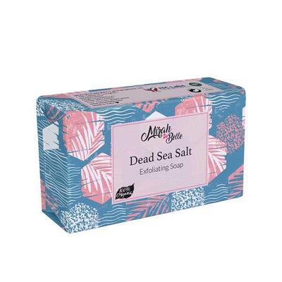 Mirah Belle Organic Dead Sea Salt Exfoliating Soap 125 gm - Shower Gels & Body Wash