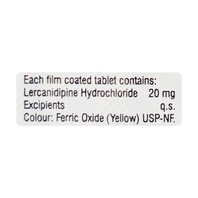 Lotensyl 20mg Tablet 10'S - Hypertension-Cal