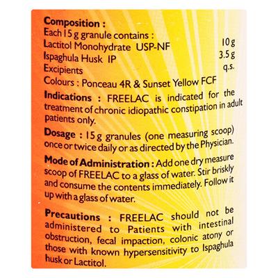 FREELAC ORANGE LEMON FLAVOUR Granules 90gm - Constipation-Lax
