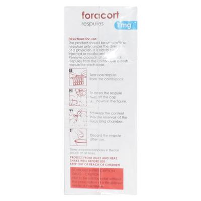 Foracort 1mg Respule 5X2ml - Asthma/COPD-Ast
