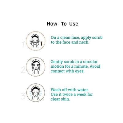 mCaffeine Milky Brew Coffee Face Scrub 24Hr Moisturization with Almond Milk for All Skin Types 75gm - Face Scrubs