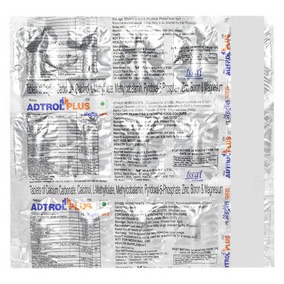 NEW Adtrol Plus Tablet 15'S - Osteoporosis-Age