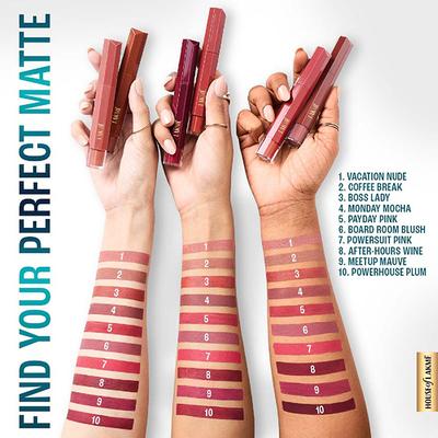 Lakme 9To5 Hya Matte Lip Liquid + Hyaluronic Acid Afterhourswine 5.3 ml - Liquid Lipsticks