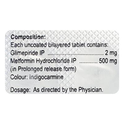 Walaphage G 2/500mg Tablet 15'S - Diabetes-Ant
