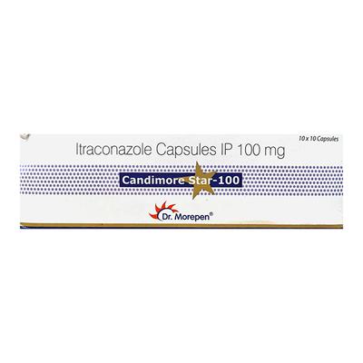 CANDIMORE STAR 100 Capsule 10's - Fungal Infections-Anf