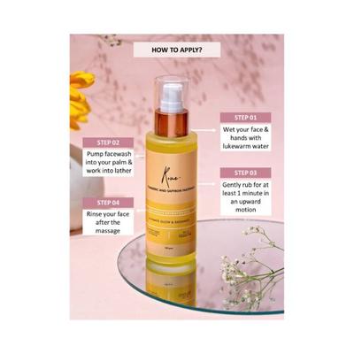 Rome Turmeric And Saffron Face Wash 100 gm - Face Wash & Cleansers