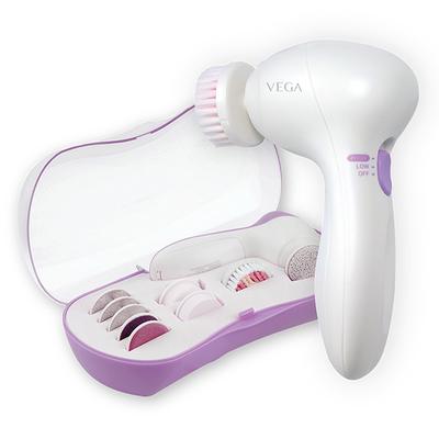 VEGA Smart 9 in 1 Head To Toe Cleaning Set For Pedicure Manicure And Skin & Body Massager (VHCK-01) 1 gm - Massagers